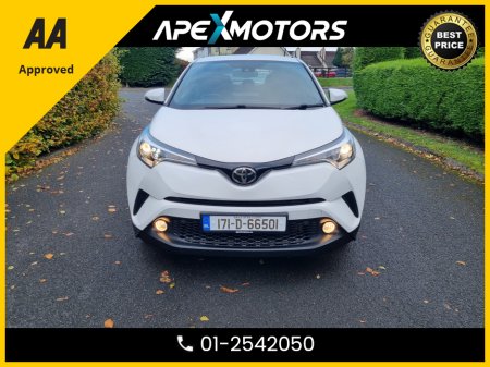 2017 Toyota C-HR FINANCE ARRANGED * ICON 115BHP 5DR * NEW NCT SEPT-27 * LOW LOW KMS * TOP-SPEC 1.2T ICON 5dr SUV * 4-STAMPS SERVICE HISTORY * AA APPROVED * 101 SAFETY CHECKLIST * IMMACULATE * HEATED SEATS * COLOUR REV €16,449