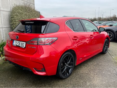 2017 Lexus CT 200 h SPORT AUTOMATIC 1.8 PETROL //SAT NAV//REVERSE CAMERA//HALF LEATHER SEATS// thumbnail