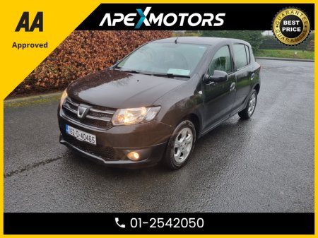 2016 Dacia Sandero FINANCE ARRANGED * 1.5DCI LAUREATE 90BHP * TOP SPEC WITH ALLOY WHEELS * NEW NCT JAN-27 * LOW  TAX  * RELIABLE  * ECONOMICAL * IMMACULATE * STAMPED SERVICE HISTORY * AA APPROVED * 101 SAFETY CHECKLIST €7,249 thumbnail
