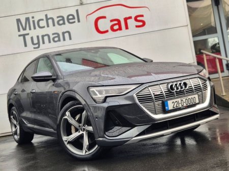 2022 Audi e-tron 55 S Line Sportback Quattro (408bhp) Upgraded 22'' Alloys + Black Edition Styling ( Nov '22 Reg ) Trade in Price €38, 999 €37,999