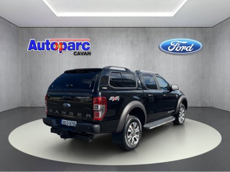 2018 Ford Ranger D/CAB WILDTRAK  in Black With Full Canopy,  Price €21,500 Plus VAT €19,471