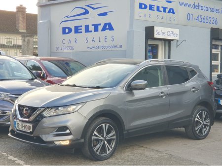 2018 Nissan Qashqai N-CONNECTA 1.2 DIG-T 115BHP NCT 12/27 FINANCE AVAILABLE @ €58 PER WEEK PAN ROOF/ SAT NAV/ REVERSE CAMERA/ MULTI FUNCTION STEERING WHEEL/ CRUISE CONTROL/ HISTORY CHECKED €12,950