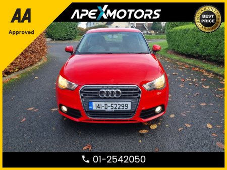 2014 Audi A1 FINANCE ARRANGED * 1.4 TFSI SPORT 122PS 3DR * NEW NCT NOV-26 * 2-KEYS * IMMACULATE * AA APPROVED * 101 SAFETY CHECKLIST * TOP-SPEC * LOW TAX * 12-MONTH ROADSIDE ASSIST *VERY CAREFUL OWNER *01-254-2050 €9,449