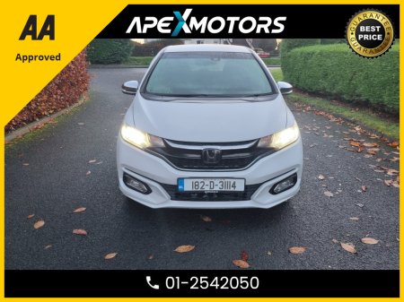 2018 Honda Fit FINANCE ARRANGED * NEW NCT OCT-27 * AUTOMATIC * IMMACULATE * ANDROID AUTO * APPLE-PLAY * COLOUR REVERSE CAMERA * MOST RELIABLE * STAMPED SERVICE HISTORY * AA APPROVED * 101 SAFETY CHECKLIST * TOP-SPEC €11,949