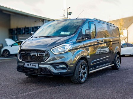 2019 Ford Transit Custom 300 LWB LIMITED. UPGRADED ALLOYS, SIDE BARS, UPGRADED FRONT GRILL AND SPLITTER. LOOKS THE PART. €23,950 thumbnail