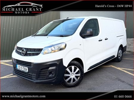 2022 Opel Vivaro LONG WHEELBASE L2H1 1.5 100BHP ONLY 54KM / 1 OWNER / IRISH VAN €15,250