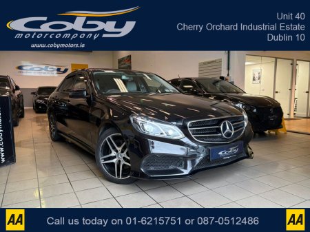 2015 Mercedes-Benz E Class 2.1 E220 Bluetec AMG Night ED 4DR Auto. NCT & Tax, Full Leather, Full Electrics, Sat Nav, Dual Climate Control, Heated Seats, Cruise Control, Revers Cam, Parking Sensors, Paddle Shift, BT & more €15,950 thumbnail
