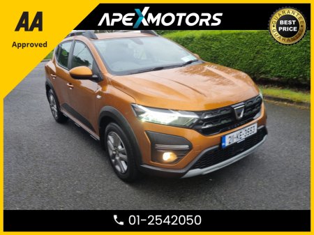 2021 Dacia Sandero FINANCE ARRANGED * STEPWAY COMFORT TCE 90 CVT MY2 * AUTOMATIC * ONE OWNER FROM NEW * NEW NCT MAY-27 * IMMACULATE * STAMPED SERVICE HISTORY * AA APPROVED * 101 SAFETY CHECKLIST * COLOUR REVERSE CAMERA