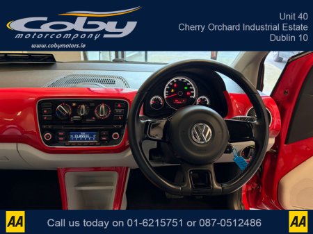 2014 Volkswagen up! 1.0 AUTO 5DR. New NCT done before collection, Half Leather, Heated Seats, Parking Sensors, AUX, Central Locking, Radio, CD Player, Air Conditioning,  Luggage Cover, Electric Front Windows and more. €7,950 thumbnail