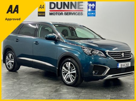 2018 Peugeot 5008 GREAT SPEC*ALLURE 1.6 BLUE HDI 120 4DR*REAR CAMERA*TWO KEYS*NCT 03/26*12 MONTH WARRANTY*FINANCE AVAILABLE