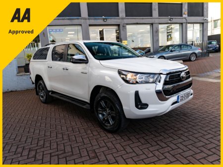 2022 Toyota Hilux 2.4 D-4D ICON SPORT EDITION  DOUBLE CAB AUTOMATIC WITH CANOPY // 1 OWNER WITH STAMPED TOYOTA SERVICE HISTORY // NEVER BEEN USED FOR TOWING SO NO TOW BAR // BUY WITH CONFIDENCE AA  AND SIMI APPROVED 25 €32,500