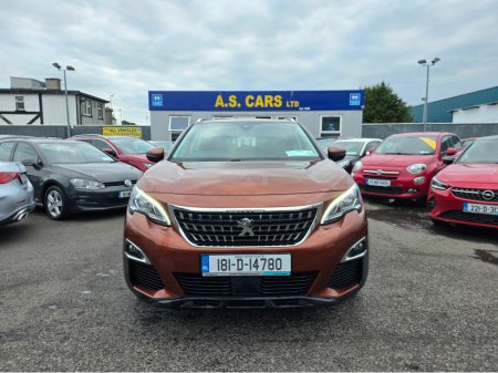 2018 Peugeot 3008 ACTIVE 1.6 BLUE HDI ** IRISH CAR ** REVERSE CAMERA & SENSORS ** APPLE CAR PLAY / ANDROID AUTO ** 2 KEYS ** EXCELLENT EXAMPLE ** €14,495