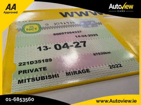 2022 Mitsubishi Space Star /Mirage 1.2. 5DR Automatic, AA APPROVED // FINANCE & NATIONWIDE DELIVERY AVAILABLE // SIMI DEALER €12,995 thumbnail