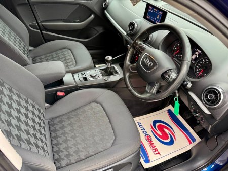 2014 Audi A3 1.2 TFSI SE 110 BHP 5DR **142**€200 TAX**MINT**SCUBA BLUE**KITTED** €10,450 thumbnail