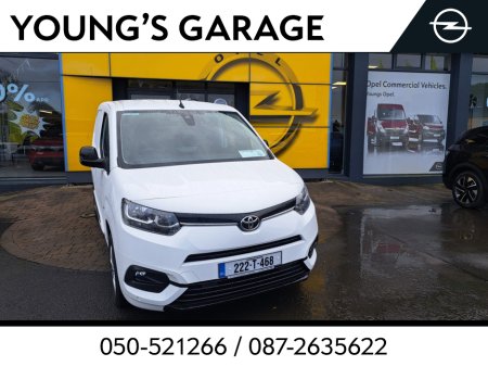 2022 Toyota Proace PR 1.5 GX SWB  **3 SEATER VAN** €16,950