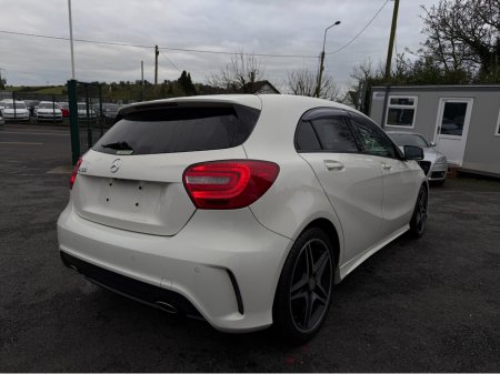 2014 Mercedes-Benz A Class ( 142 REG  A180 AMG INTERIOR HALF LEATHER SEATS / HI SPEC / SYSTEM LOW ROAD TAX BAND / SIMI DEALER €14,450 thumbnail