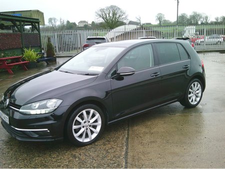 2018 Volkswagen Golf NEW NCT 2028, HIGHLINE, HEATED SEATS, REVERSE CAMERA, SAT./NAV., CRUISE, €190 TAX, LOW KMS. HISTORY. €16,999 thumbnail