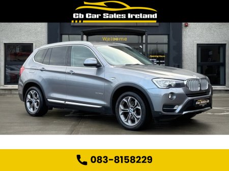 2016 BMW X3 2.0 20d xLine SUV 5dr Diesel Auto xDrive Euro 6 (s/s) (190 ps) PARKING SENSORS + FULL LEATHER INTERIOR + HEATED SEATS