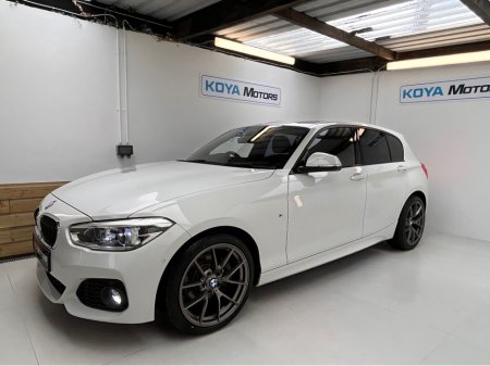 2018 BMW 1 Series 118D F20 2.0 DIESEL M-SPORT PRO PLUS AUTOMATIC // M3 CS ALLOY PACKAGE INCLUDED // ALPINE WHITE METALLIC // LED MATRIX LIGHTING // LANE DEPARTURE ASSIST // PRO BLUETOOTH MEDIA PACK // CRUISE CONTROL €18,950