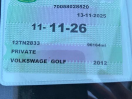 2012 Volkswagen Golf TSI Match 122PS 5DR €8,500