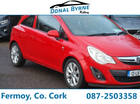 2012 Vauxhall Corsa 1.2 ACTIVE AIR CONDITIONING 85PS 3DR €4,500 thumbnail