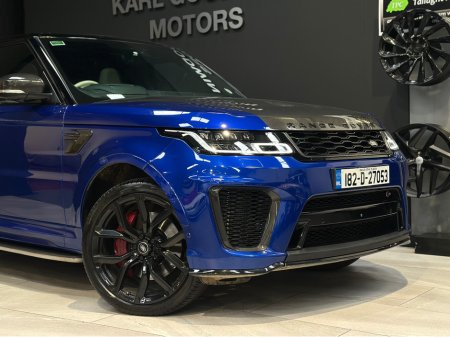 2018 Land Rover Range Rover Sport 5.0 V8 SVR 550BHP COMMERCIAL €59,950