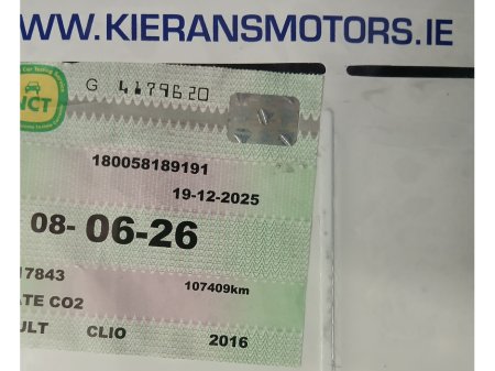 2016 Renault Clio 1.2  DYNAMIQUE NAV : LOW MILEAGE : FINANCE ARRANGED : €9,950 thumbnail