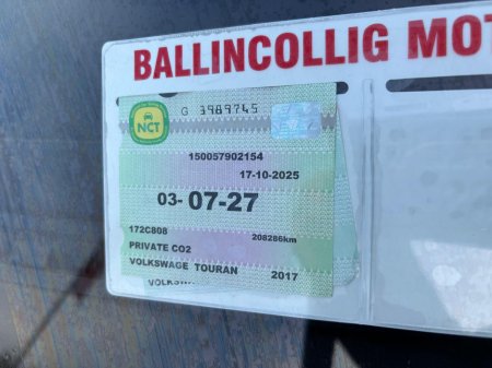 2017 Volkswagen Touran BLUEMOTION 1.6 TDI MANUAL 6SPEED FWD 115 5DR €14,950