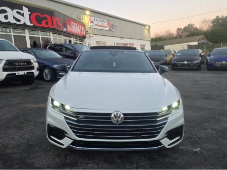 2018 Volkswagen Arteon 2.0 TSI R-LINE PANORAMIC SUNROOF 4MOTION 280BHP VIRTUALDASH FULL LEATHER HEATED ELECTRIC SEATS SAT NAV CARPLAY ANDROID AUTO BLIND SPORT PARKING SENSORS SELF PARKING ASSIST 360 CAMERA €28,950 thumbnail