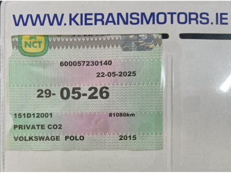 2015 Volkswagen Polo 1.0 TRENDLINE 5DR  : ONLY 89500 KMS €9,950 thumbnail
