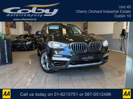 2018 BMW X3 2.0 XLINE 5DR AUTO, NCT 2028 Full Leather, Reverse Cam, Sat Nav, Heated Seats, Parking Sensors, Cruise Control, MFSW, Dual Climate Control, Bluetooth, Alloy Wheels, Full Electrics, and more. €30,950 thumbnail