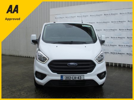 2020 Ford Transit Custom 280 SWB TREND  2.0 130PS FULL FORD SERVICE HISTORY, DOE TESTED 07/2025. PRICE EXCLUDING VAT CALL BRENDAN 08720511611 €17,500