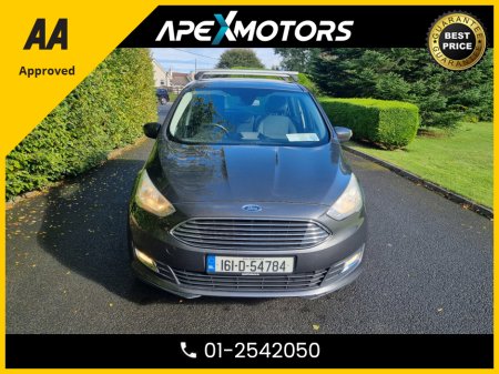 2016 Ford Grand C-Max FINANCE ARRANGED * 1.5 TDCI TITANIUM 120 5DR * TOP-SPEC 7-SEATER MPV * LOW LOW MILES * NCT JUL-26 * LOW TAX APR-26 * 2-KEYS * STAMPED SERVICE HISTORY * AA APPROVED * 101 SAFETY CHECKLIST * IMMACULATE €12,949