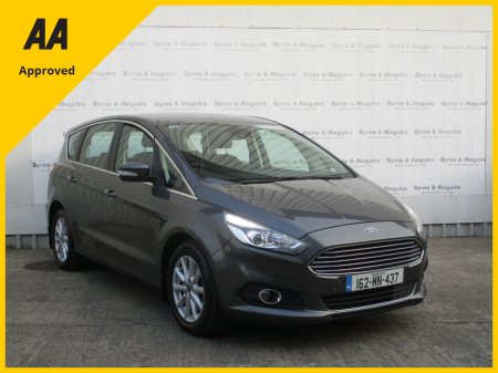 2016 Ford S-Max 7 SEATER AUTOMATIC TITANIUM 5DR 2.0 TD 150PS POWERSHIFT, FULL FORD SERVICE HISTORY. NEW TIMING BELT FITTED, NCT TESTED AND TAXED !! €15,950