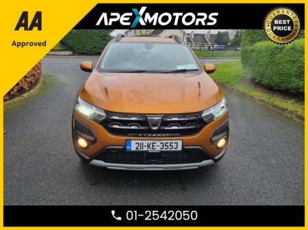2021 Dacia Sandero FINANCE ARRANGED * STEPWAY COMFORT TCE 90 CVT MY2 * AUTOMATIC * ONE OWNER FROM NEW * NEW NCT MAY-27 * IMMACULATE * STAMPED SERVICE HISTORY * AA APPROVED * 101 SAFETY CHECKLIST * COLOUR REVERSE CAMERA €14,949 thumbnail