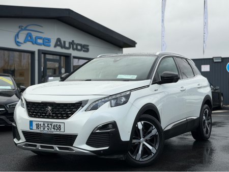 2018 Peugeot 3008 GT REP - 1.6 PETROL - AUTO - 12M WARRANTY - CAR: €19,950