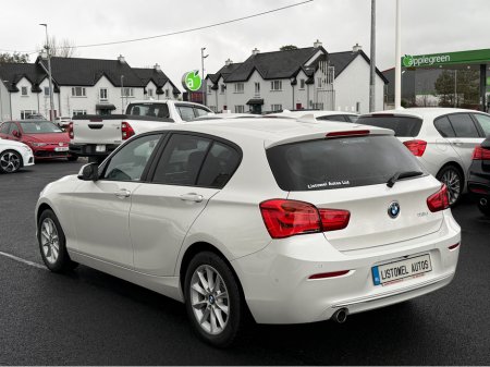 2018 BMW 1 Series STYLE 2.0 AUTO * 3 STAGE HEATED SEATS, SERVICE BOOK PRESENT WITH 4 SERVICE STAMPS, REAR VIEW CAMERA, PARKING SENSORS FRONT & REAR, ADAPTIVE CRUISE CONTROL, PART LEATHER TRIM, 2 KEYS, ISOFIX, * €18,950 thumbnail