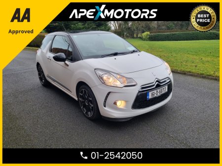 2016 Citroen DS3 FINANCE ARRANGED * BLUE HDI STYLE 120PS LEVEL-3 * TOP-SPEC * NEW NCT DEC-26 * AA APPROVED  * 101 SAFETY CHECKLIST * IMMACULATE * LOW LOW MILES * CRUISE CONTROL and SPEED LIMITER * 2-KEYS * LOW TAX €8,249