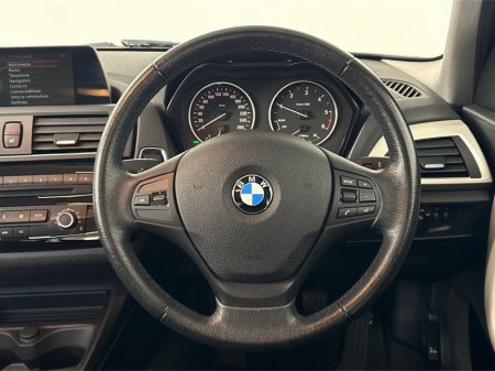 2017 BMW 1 Series 116D**MULTIFUNCTIONAL STEERING WHEEL**BLACK CLOTH INTERIOR**DIGITAL MEDIA DISPLAY**BLUETOOTH**AIR CONDITIONING**NAVIGATION**ISOFIX**FINANCE AVAILABLE** €14,995 thumbnail