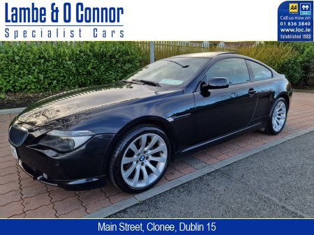 2007 BMW 6 Series 630I SPORT COUPE **** PAN ROOF **** SPORTS HEATED SEATS  **** BEST AVAILABLE ***** €7,950