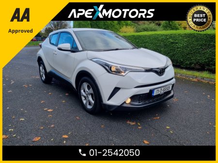 2017 Toyota C-HR FINANCE ARRANGED * TOP-SPEC * ICON 115BHP 5DR * NEW NCT SEPT-27 * LOW LOW KMS * TOP-SPEC 1.2T ICON 5dr SUV * 4-STAMPS SERVICE HISTORY * AA APPROVED * 101 SAFETY CHECKLIST * IMMACULATE * HEATED SEATS * €16,449