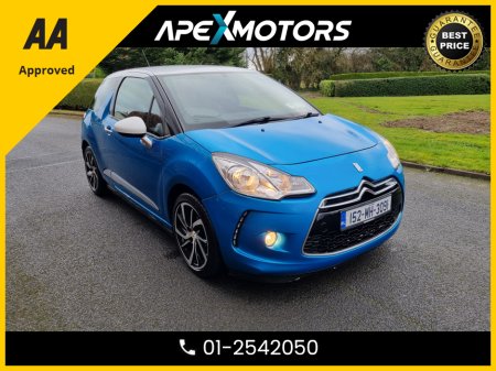 2015 Citroen DS3 FINANCE ARRANGED * DSTYLE NAV BLUE HDI S/S * IMMACULATE * TOP-SPEC HATCH * LOW LOW MILES * 2-KEYS * NEW NCT NOV-26 * LOW TAX * VERY CAREFUL OWNER * CARTELL HISTORY CHECKED * FULLY SERVICED *TRADE-IN €6,749