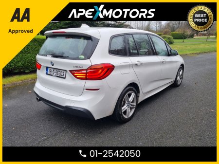 2019 BMW 2 Series Gran Tourer FINANCE ARRANGED * TOP SPEC M-SPORT * NEW NCT JAN-28 * 2.0 DIESEL AUTO * IMMACULATE (AS NEW)  * STAMPED SERVICE HISTORY * AA APPROVED * 101 SAFETY CHECKLIST * HEATED SEATS * COLOUR REVERSE CAMERA €23,749 thumbnail
