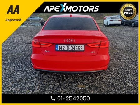 2014 Audi A3 Saloon FINANCE ARRANGED * AUTOMATIC (DSG) * 4-DR SALOON * NEW NCT DEC-26 * LOW LOW KMs * AA APPROVED * 101 SAFETY CHECKLIST * 12-MONTH ROADSIDE ASSIST * IMMACULATE * ADAPTIVE CRUISE * LOW TAX * SERVICE HISTO €12,949 thumbnail