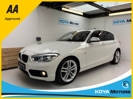 2016 BMW 1 Series 118D 2.0 DIESEL SPORT AUTOMATIC // LED MATRIX LIGHTING // LANE DEPARTURE ASSIST // PRO MEDIA PACK // CRUISE CONTROL // FRONT FOGS // SPORT ALLOYS