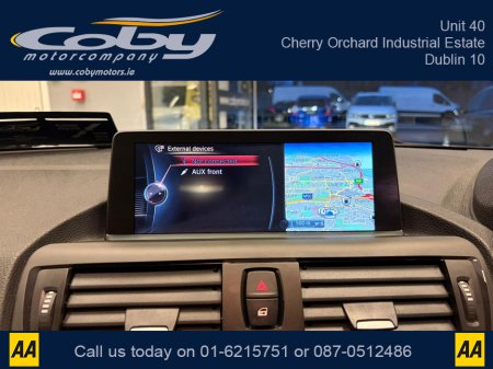 2014 BMW 1 Series 1.6 5DR AUTO M-Sport . NCT, Cruise Control, Dual Climate Control, Alloy Wheels, Revers Camera, Bluetooth, Folding Rear Seats, CD Player & more. €12,950 thumbnail