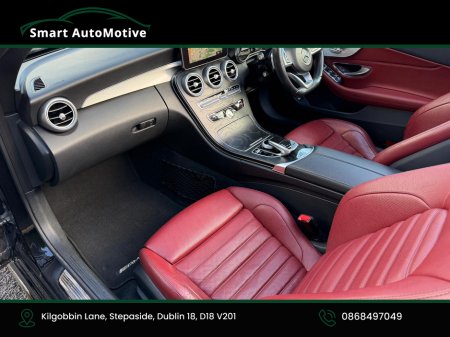 2017 Mercedes-Benz C Class C250d  AMG Premium Plus Convertible Automatic * AMG Styling  Pack with Red Fabric Roof * Bengal Red Leather Interior * Fully Serviced and Valeted * NCT to 02.2028 * 12 Month Premier Warranty * with €23,950 thumbnail
