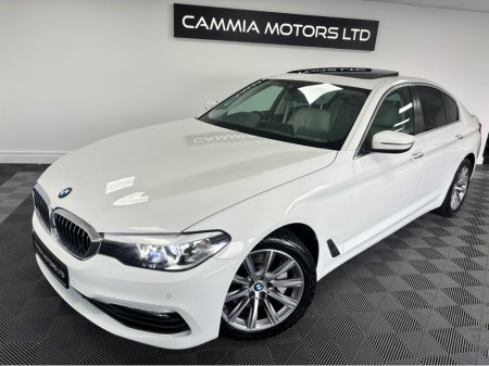 2018 BMW 5 Series BMW 5 SERIES 530D AUTO*SUNROOF*CREAM LEATHER HEATED SEATS*ELECTRIC ADJUSTABLE SEATS*AMBIENT LIGHTING*SAT NAV*DRIVE MODES*CRUISE CONTROL*FINANCE AVAILABLE TRADE INS WELCOME*