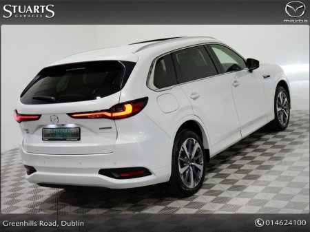 2026 Mazda CX-80 2 5L E Skyactiv Phev 327ps TAKUMI PLUS, DEMO SPECIAL SAVE €8, 135 OFF NEW*WHITE LEATHER SEAT W/ SEAT VENTILATION W/ SEAT HEATER, 20 INCH ALLOYS, PANOR €64,945 thumbnail