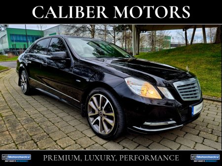 2012 Mercedes-Benz E Class 200 CDI BLUE EFFICIENCY ELEGANCE ECO 4 4DR AUTO